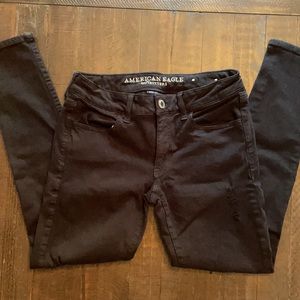 American Eagle Distressed Jegging EUC